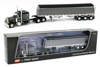 
              2021 DCP 1:64 *GREY* Peterbilt 379 63" Flattop w/LODE KING GRAIN TRAILER *NIB*
            