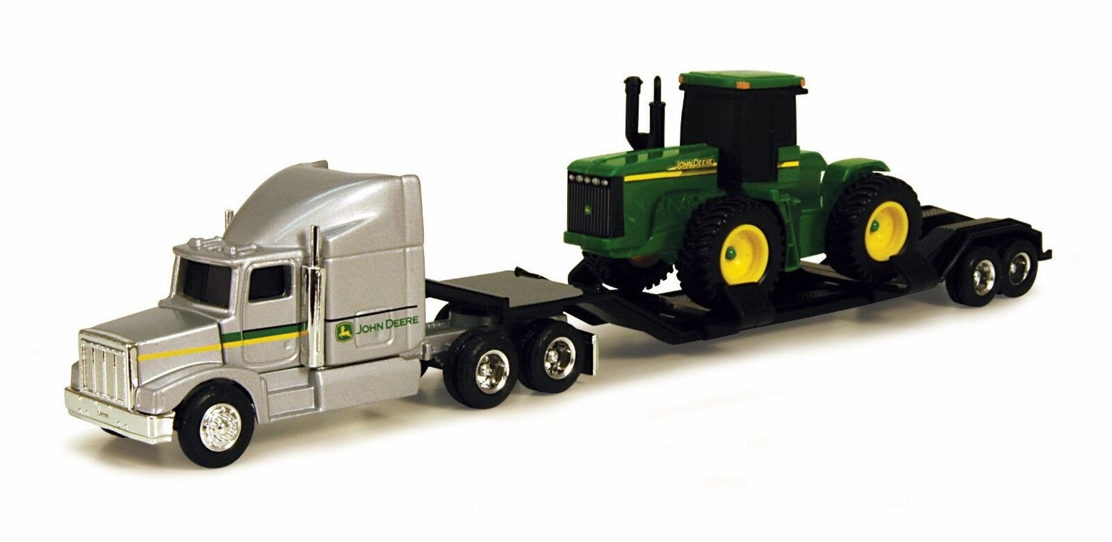 1:64 ERTL *JOHN DEERE* Peterbilt Semi Truck Lowboy & 4WD