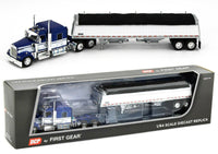 
              2022 DCP 1:64 *BLUE & WHITE* Kenworth W900L w/WILSON COMMANDER GRAIN TRAILER NIB
            