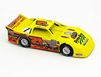 
              1:64 ADC Dirt Late Model *BILLY MOYER JR* #21jr Dyna-Gro 2016 Car DW616M943 NIB
            