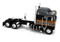 
              2023 DCP 1:64 *BLACK & SILVER* Kenworth K-100 COE w/53' CHROME Utility Trailer
            