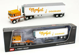 2020 First Gear DCP 1:64 *MONFORT of COLORADO* KENWORTH K-100 COE w/REEFER *NIB*