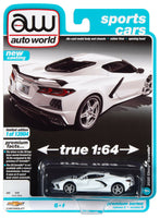 
              2021 AUTO WORLD 1:64 *PREMIUM 2B* Arctic White 2020 Chevrolet CORVETTE NIP!
            