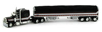 
              2022 DCP 1:64 *BLACK SILVER* Peterbilt 389 70" WILSON 50' Tri-Axle Grain Trailer
            