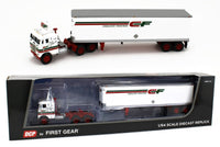 
              DCP 1:64 *CONSOLIDATED FREIGHTWAYS CF* White Freightliner COE w/40' Trailer NIB!
            