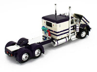 
              DCP 1:64 *CREAM & PURPLE* Peterbilt 389 63" Flattop & 53' CHROME SIDE REEFER NIB
            