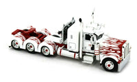 
              2022 DCP 1:64 *WHITE* Peterbilt 389 Tri-Axle w/Magnitude HEAVY HAUL Lowboy NIB
            