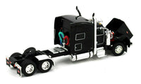 
              2022 DCP 1:64 *BLACK* Peterbilt 389 70" w/WILSON 50' Tri-Axle Grain Trailer NIB
            