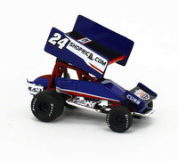 
              1:64 Round2 *RICO ABREU* 2021 SHOPRICO.COM #24 Sprint Car *NIP*
            