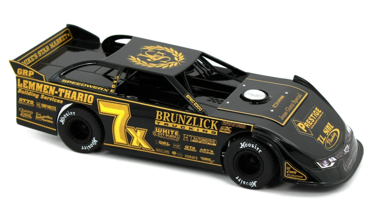 1:24 ADC Dirt Late Model *JESSE GLENZ* #7x Brunzlick