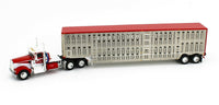 
              2021 DCP 1:64 RED Kenworth W900A *KOPPES TRUCK LINE* w/Wilson LIVESTOCK NIB
            