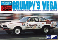 
              1:25 MPC BILL GRUMPY JENKINS 1972 Chevy Vega PRO STOCK Plastic Model Kit MISB
            