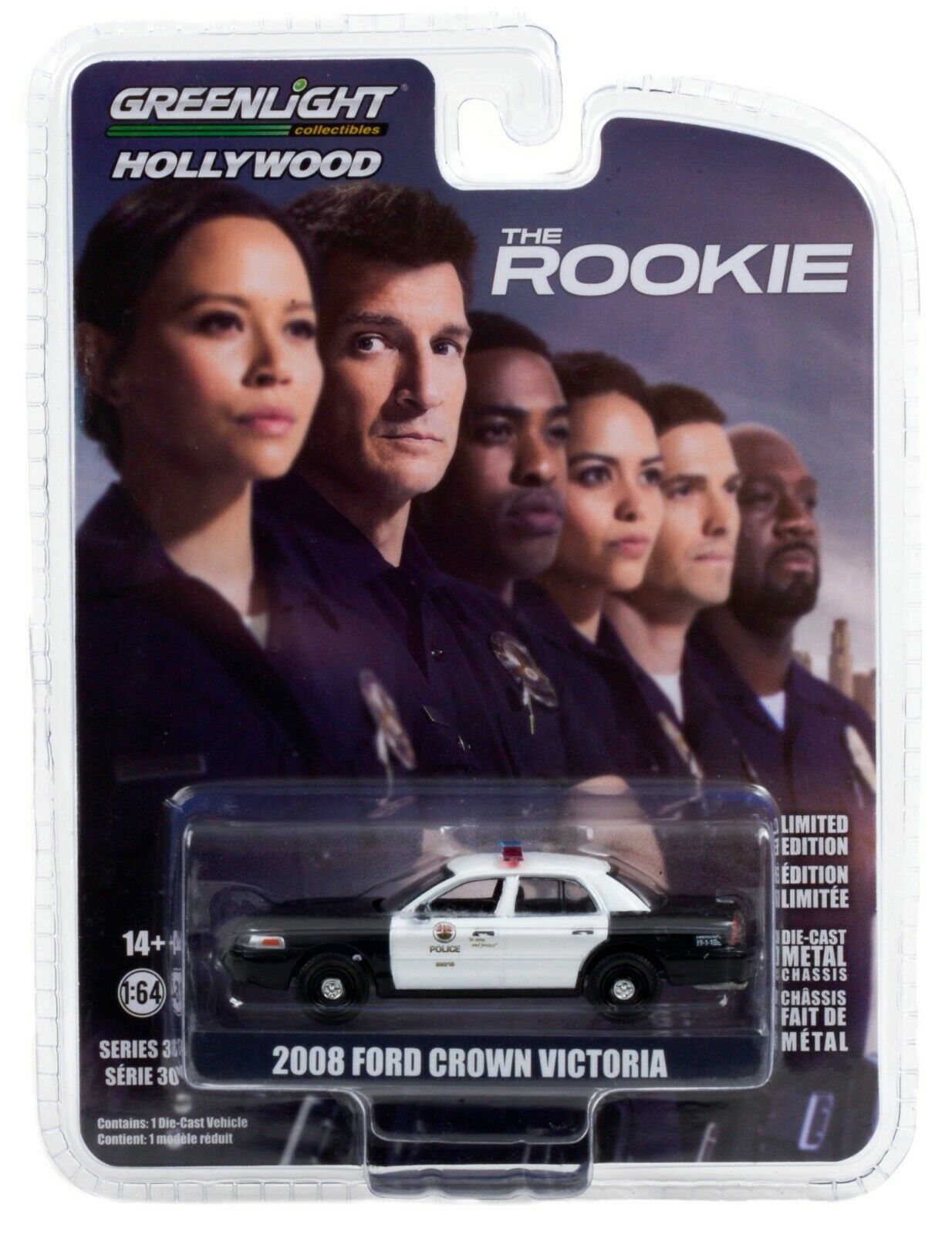 1:64 GreenLight *HOLLYWOOD R30* THE ROOKIE 2008 Ford Crown