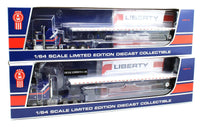 
              2023 DCP 1:64 *LIBERTY EDITION* Kenworth W900A & K-100 COE w/FLATBEDS *SET OF 2*
            