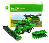 
              2021 FARM SHOW 1:64 ERTL John Deere X9 1100 TRACKED COMBINE *BOTH HEADS*  NIB!
            