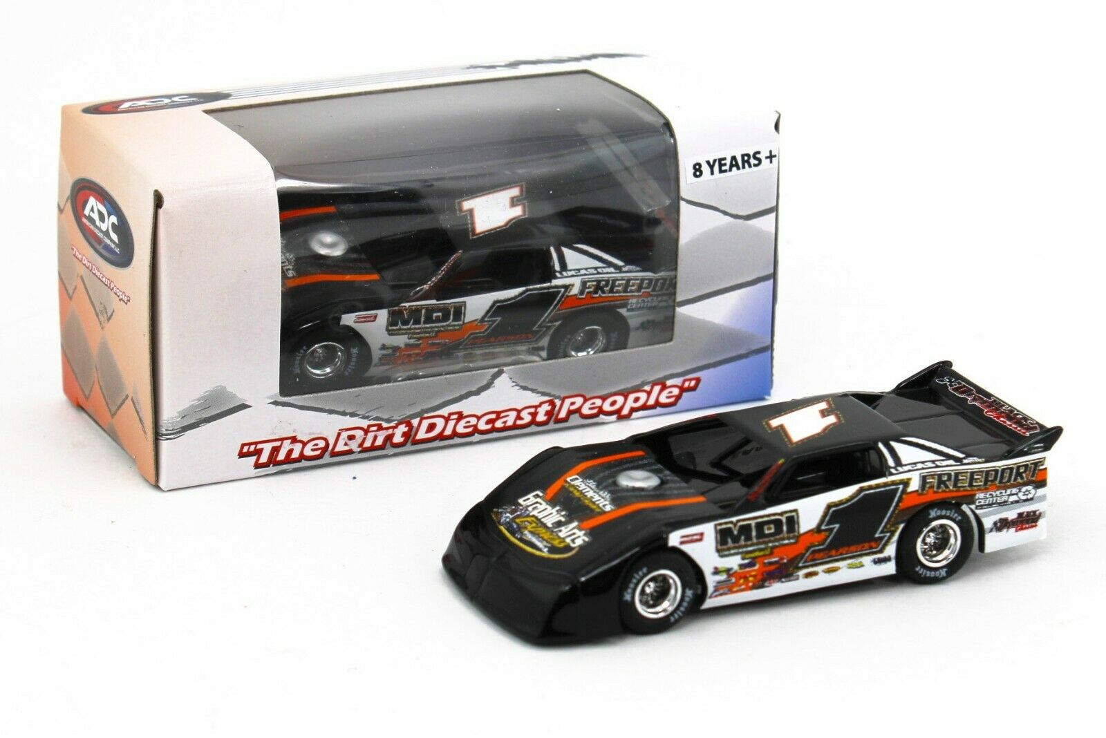 1:64 ADC Dirt Late Model *EARL PEARSON JR* #1 Moring MDI DW618F142