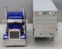 
              2022 DCP 1:64 *HOUTZEL* Blue Peterbilt 389 63" Midroof w/WILSON LIVESTOCK NIB
            