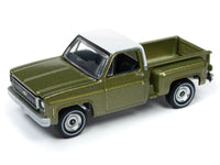 
              2019 AUTO WORLD 1:64 *PREMIUM* SET OF 4 = 1973 Chevy Cheyenne Pickup Truck *NIP*
            