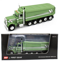 
              2023 DCP 1:64 *GREEN & WHITE* Peterbilt 379 5-AXLE MAC Dump Truck *NIB*
            