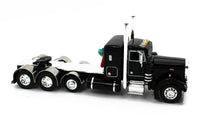 
              DCP 1:64 *BLACK* Peterbilt 379 36" Flattop with Drop Down Tri-Axle NEW
            