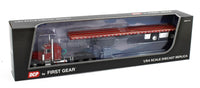 
              2022 DCP 1:64 *RED* Peterbilt 379 36" Flattop w/Wilson Spread-Axle Flatbed *NIB*
            