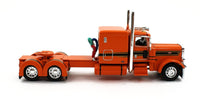 
              2023 DCP 1:64 *ORANGE & BLACK* Peterbilt 389 63" Flattop w/WILSON GRAIN TRAILER
            