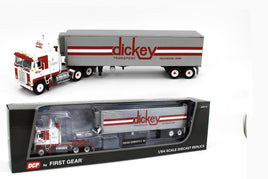 2023 DCP 1:64 *DICKEY TRANSPORT* Kenworth K100 COE w/40' Vintage Reefer Trailer