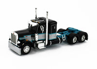 
              2022 DCP 1:64 *BLACK* Peterbilt 359 36" Flattop w/Wilson GRAIN TRAILER NIB
            