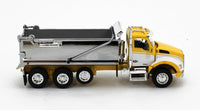 
              2022 DCP 1:64 *YELLOW & WHITE w/CHROME* Kenworth T880 Rogue Dump Truck NIB
            