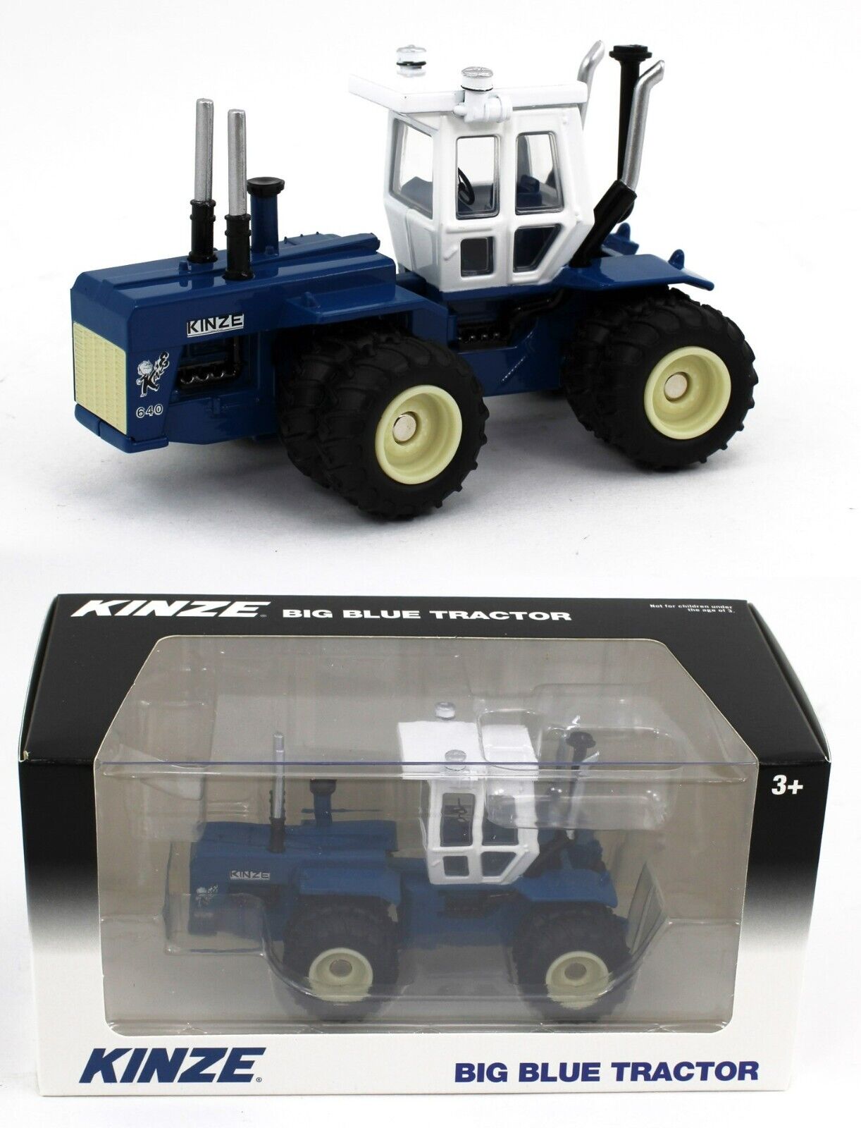 2023 SPECCAST 1:64 *KINZE* BIG BLUE 640 4wd TRACTOR w/DUALS NIB