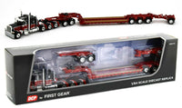 
              2022 DCP 1:64 *RED BLACK* Peterbilt 389 Tri-Axle w/Magnitude HEAVY HAUL Lowboy
            