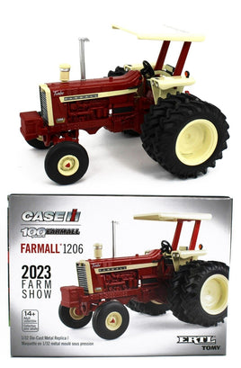 ERTL 2023 FARM SHOW ED 1:32 CASE IH *FARMALL* 1206 Tractor w/Duals & ROPS *NIB*