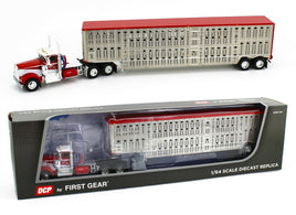 2021 DCP 1:64 RED Kenworth W900A *KOPPES TRUCK LINE* w/Wilson LIVESTOCK NIB