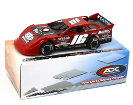 1:24 ADC Dirt Late Model *TYLER BRUENING* #16 Skyline 2021 DW221M330 NIB