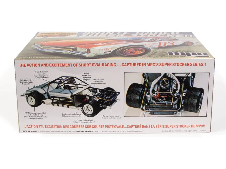 thumbnail image 2 of MPC 962M 1:25 Scale Plastic Model Kit – 1971 Chevy Monte Carlo Super Stocker 2T 2 of 6