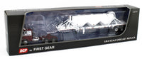 
              2023 DCP 1:64 *MAROON & WHITE* Freightliner COE & Heil Pneumatic Bulk Tanker NIB
            