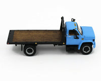 
              NEW 2021 1:64 DCP *BLUE & BLACK* Chevrolet C65 Tandem-Axle FLATBED TRUCK NIB
            