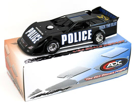 1:24 ADC Dirt Late Model *FREDDIE CARPENTER* POLICE Back the Blue DW221C283 NIB