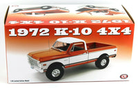 
              2022 ACME 1:18 Orange & White 1972 Chevrolet K10 Pickup Truck HIGH DETAILED NIB
            