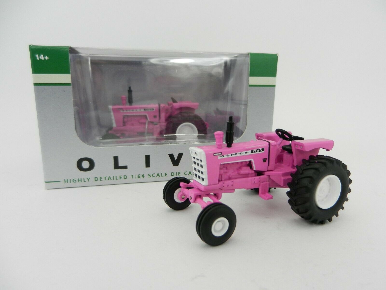2019 SpecCast 1:64 OLIVER Model 1755 *PINK* Wide Front Tractor