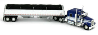 
              2022 DCP 1:64 *BLUE & WHITE* Kenworth W900L w/WILSON COMMANDER GRAIN TRAILER NIB
            