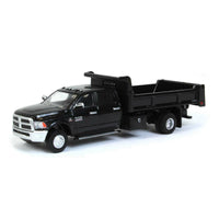 
              1:64 GreenLight *WORK SERIES* BLACK 2018 RAM 3500 DUMP TRUCK Dually *NIP*
            