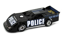 
              1:24 ADC Dirt Late Model *FREDDIE CARPENTER* POLICE Back the Blue DW221C283 NIB
            