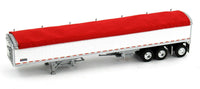 
              2022 DCP 1:64 *RED* Peterbilt 389 70" w/WILSON 50' Tri-Axle Grain Trailer NIB
            