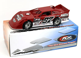 1:24 ADC Dirt Late Model *CADE DILLARD* #97 S&H Fishing & Rentals DW220M218 NIB