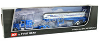 
              First Gear DCP 1:64 ACCORD TRANSPORTATION BLUE Peterbilt 389 w/Miss LP Tanker
            