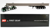 
              2023 DCP 1:64 *BLACK & GREEN* 389 Peterbilt & ERMC Hydra-Steer BRIDGE BEAM LOAD
            