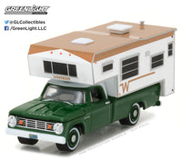 
              1:64 GreenLight *HOBBY EXCLUSIVE* 1967 Dodge D-100 w/WINNEBAGO SLIDE IN CAMPER
            