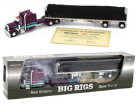 
              2021 DCP 1:64 *BIG RIGS #4* Justin Allison Peterbilt 379 w/Wilson Grain Trailer
            