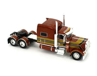 
              DCP 1:64 *BRONZE* PETERBILT 389 Sleeper & Chrome Brenner Chemical Trailer NIB
            